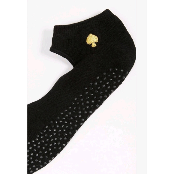 Kate Spade Women Black Barre Yoga Ballet Pilates Gym Socks - One Size - 2 Pairs - Picture 5 of 10